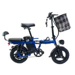 14-inch lithium battery beach tire, six shock absorbers, NFC instrument panel, valet parking foldable electric bicycle, can be placed in the trunk of the car, 400W motor